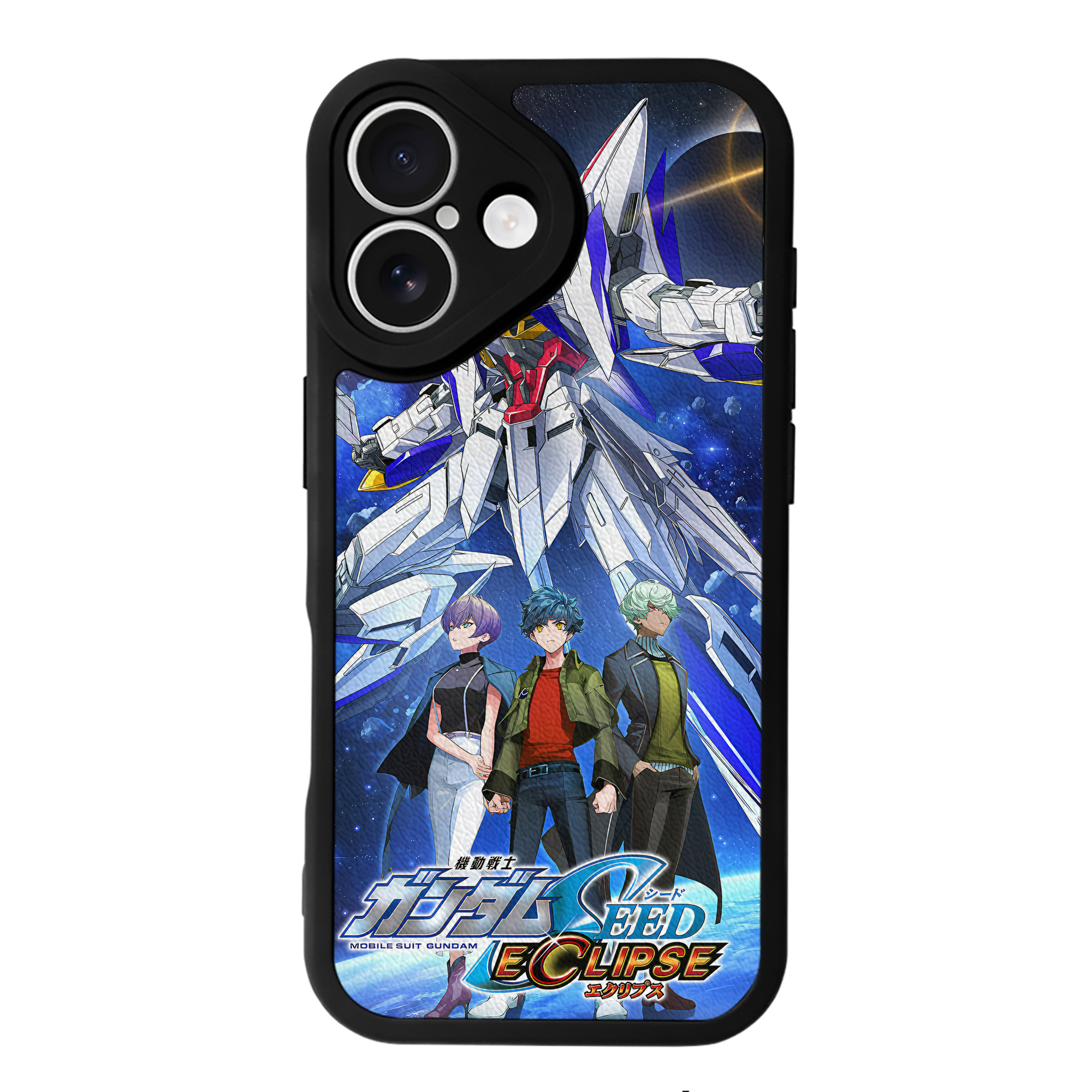 （画像用） 機動戦士ガンダム Mobile Suit Gundam 【iPhone 16シリーズ対応】シリコンスマホケース（レザー調） 材質：シリコン